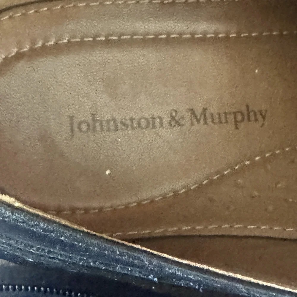 J. Murphy by Johnston & Murphy Leather Lace Up Shoes Men's Size 13 M Black India - Picture 2 of 12